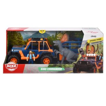 Dickie dino commander set masinuta si figurine