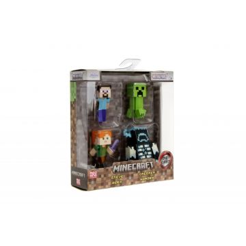 Jada Minecraft Set 4 Figurine Metalice 6.5cm