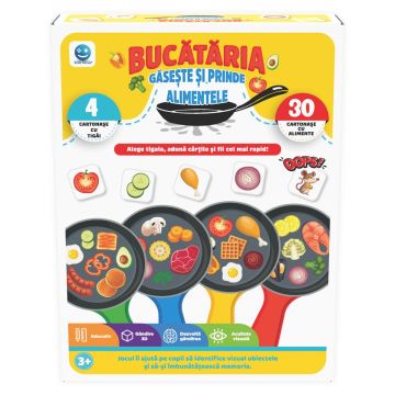 Joc educativ, Smile Games, Bucataria - gaseste si prinde alimentele