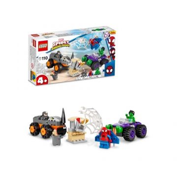 LEGO Marvel Super Heroes Hulk vs. Rhino Confruntarea cu Camioane 10782