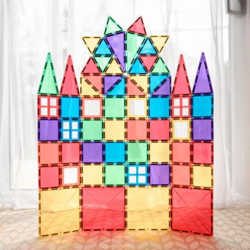 Magnetic Tiles Set constructie magnetic 62 piese set de baza