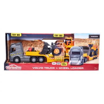 Majorette volvo camion si incarcator frontal scara 1 la 43