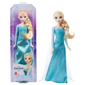 Papusa disney frozen elsa cu rochie albastra