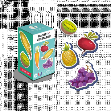 Set magnetic Dodo Invat legume si fructe in limba engleza