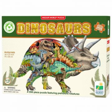 THE LEARNING JOURNEY - PUZZLE DINOZAURI 200 PIESE