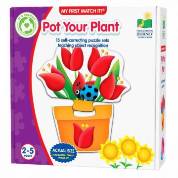 THE LEARNING JOURNEY - PUZZLE POTRIVESTE GHIVECELE CU FLORI THE LEARNING JOURNEY - PUZZLE POTRIVESTE GHIVECELE CU FLORI