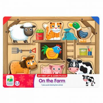 THE LEARNING JOURNEY - PUZZLE SA INVATAM ANIMALELE DE LA FERMA