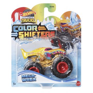 Hot Wheels Monster Truck Camion Mega Wrex Cu Culori Schimbatoare Scara 1:64