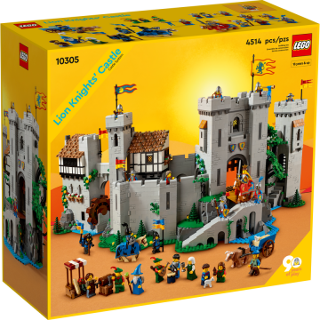 LEGO® Lego ICONS - Castelul Cavalerilor Leu, 4514 piese + CADOU