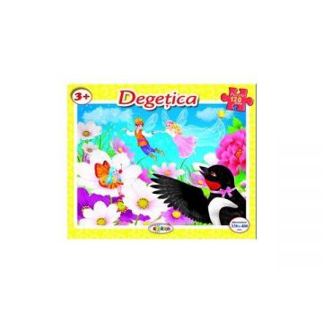 Puzzle - Degetica (120 de piese) 3 ani+