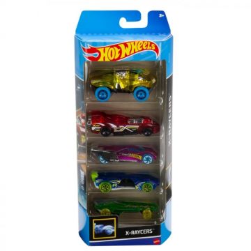 Set 5 Masini Hot Wheels X-Raycers