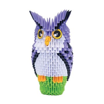 Origami 3D Creagami - Bufnita 657 piese