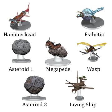 Precomanda Miniaturi D&D Icons of the Realms Ship Scale - Asteroid Encounters