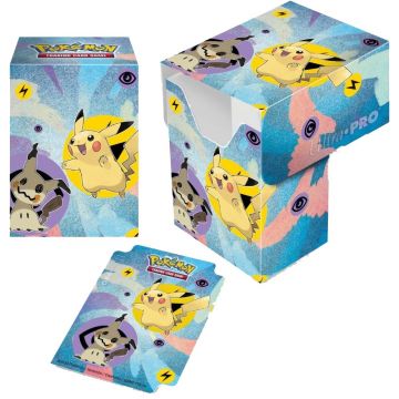 UP - Pikachu & Mimikyu Full View Deck Box for Pokemon