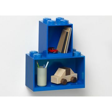 LEGO® Set 2 rafturi Caramida LEGO - Albastru