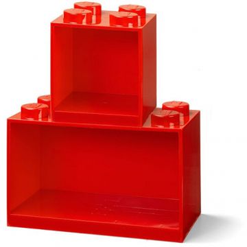 LEGO® Set 2 rafturi Caramida LEGO - Rosu