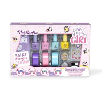 MARTINELIA SUPER GIRL SET PENTRU UNGHII SI BRATARI