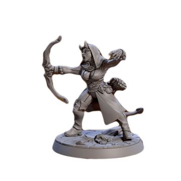 Miniatura Nepictata Elemental Beacon - Mezzalfiend Trickster F (with hood and claw)