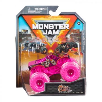 MONSTER JAM MASINUTA METALICA CALAVERA SCARA 1 LA 64
