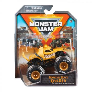 MONSTER JAM MASINUTA METALICA MONSTER MUTT GOLDEN SCARA 1 LA 64