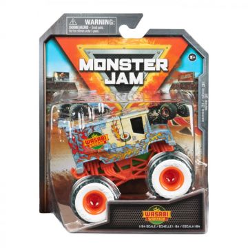 MONSTER JAM MASINUTA METALICA WASABI WARRIOR SCARA 1 LA 64