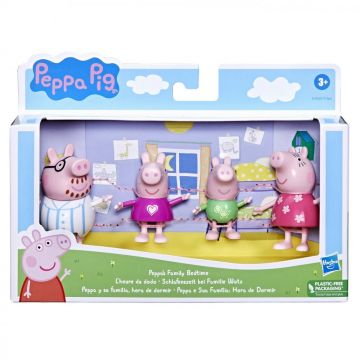 Peppa Pig Set Figurine Familia Pig Ora De Culcare