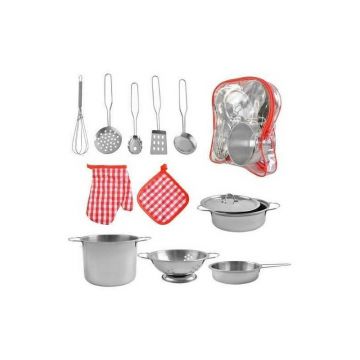 Set 13 Accesorii de Bucatarie Metalice pentru Copii: Kruzzel MY18188