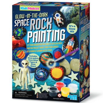 Set creativ, 4M, Picteaza pietre, Spatiu
