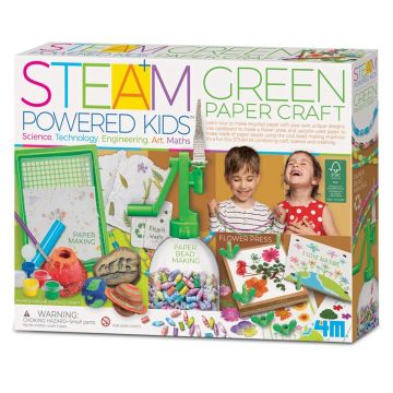 Set stiintific 4M, Arta cu hartie reciclata, Steam Kids