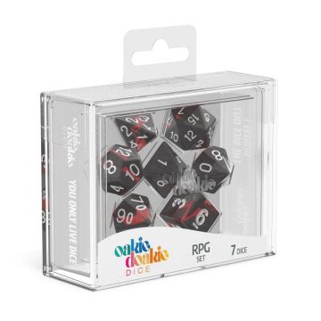 Set Zaruri Oakie Doakie Dice RPG Set Enclave (7) - Ruby