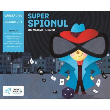 Joc Matematic Chalk and Chuckles Super Spionul