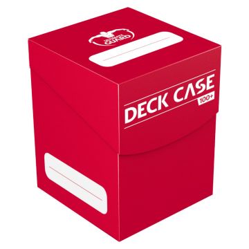 Deck Box Ultimate Guard 100+ Marime Standard - Rosu