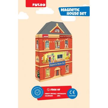 Joc magnetic Construieste casa