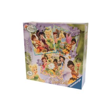 Ravensburger - Puzzle Zanele Disney, 3 buc in cutie, 25/36/49 piese