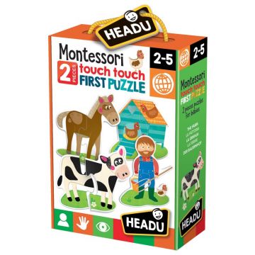 Headu - Primul meu puzzle Montessori Atinge