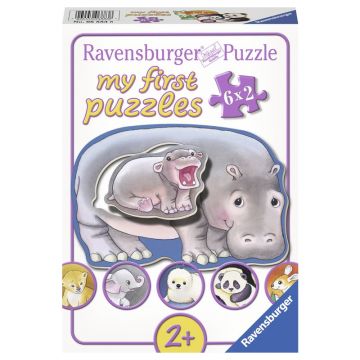 Ravensburger - PRIMUL MEU PUZZLE ANIMALUTE, 6x2 PIESE