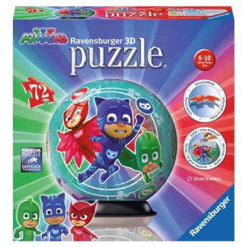 Ravensburger - Puzzle 3D Eroi in pijamale Motiv 2