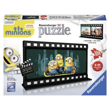 Ravensburger - Puzzle 3D Minions Diafilm, 108 piese