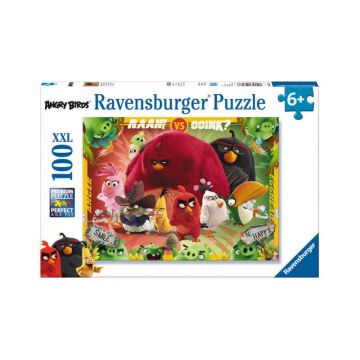 Ravensburger - Puzzle Angry Birds, 100 piese