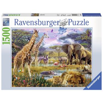 Ravensburger - Puzzle Buntes Africa, 1500 piese