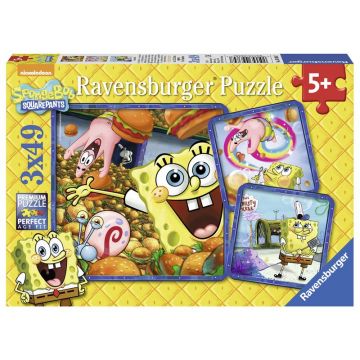 Ravensburger - Puzzle Buretele Bob, 3x49 piese