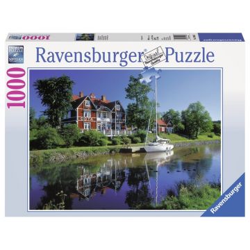 Ravensburger - Puzzle Canalul Gota, Suedia, 1000 piese