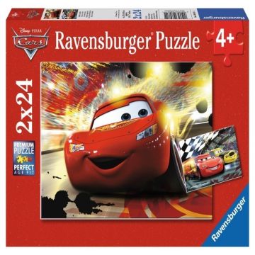Ravensburger - Puzzle Cars, 2x24 piese