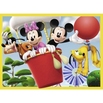 Ravensburger - Puzzle Clubul lui Mickey Mouse, 4 buc in cutie, 12/16/20/24 piese