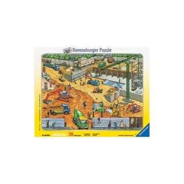 Ravensburger - Puzzle Constructii Pe Santier, 38 Piese