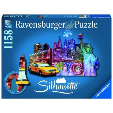 Ravensburger - Puzzle Contur Orizont New York, 1158 piese