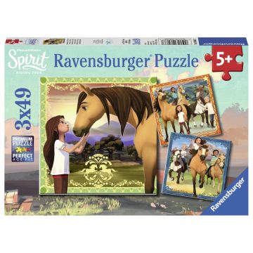Ravensburger - Puzzle Spirit, 3x49 piese