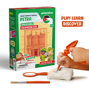Arkerobox - Set arheologic educational si puzzle 3D, Petra
