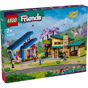 LEGO® Friends - Casele familiale ale lui Olly si Paisley (42620)