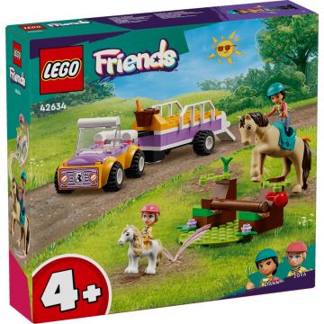 LEGO® Friends - Remorca cu cal si ponei (42634)